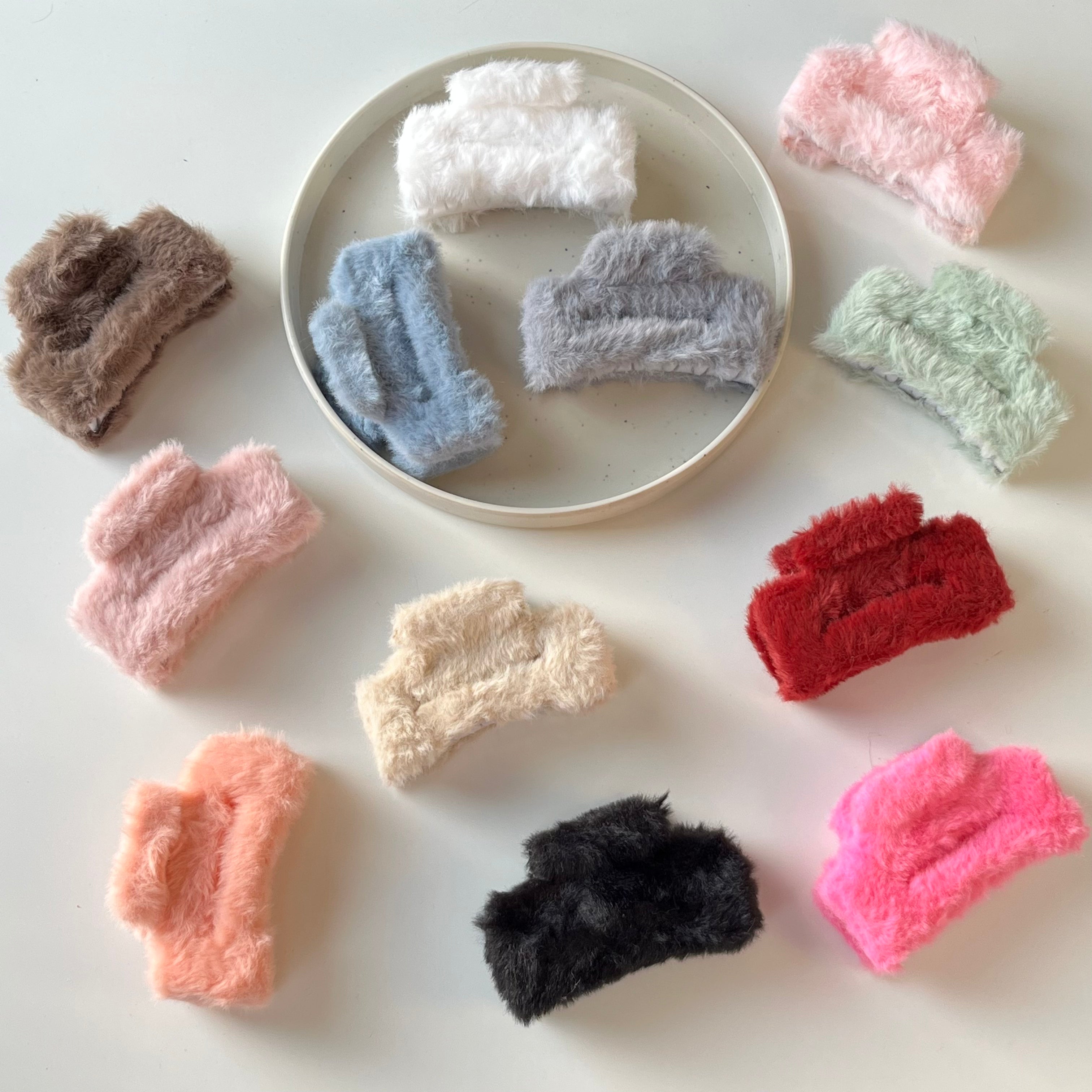 FluffyCharm Claw Clip – Large (Vault Set of 12)